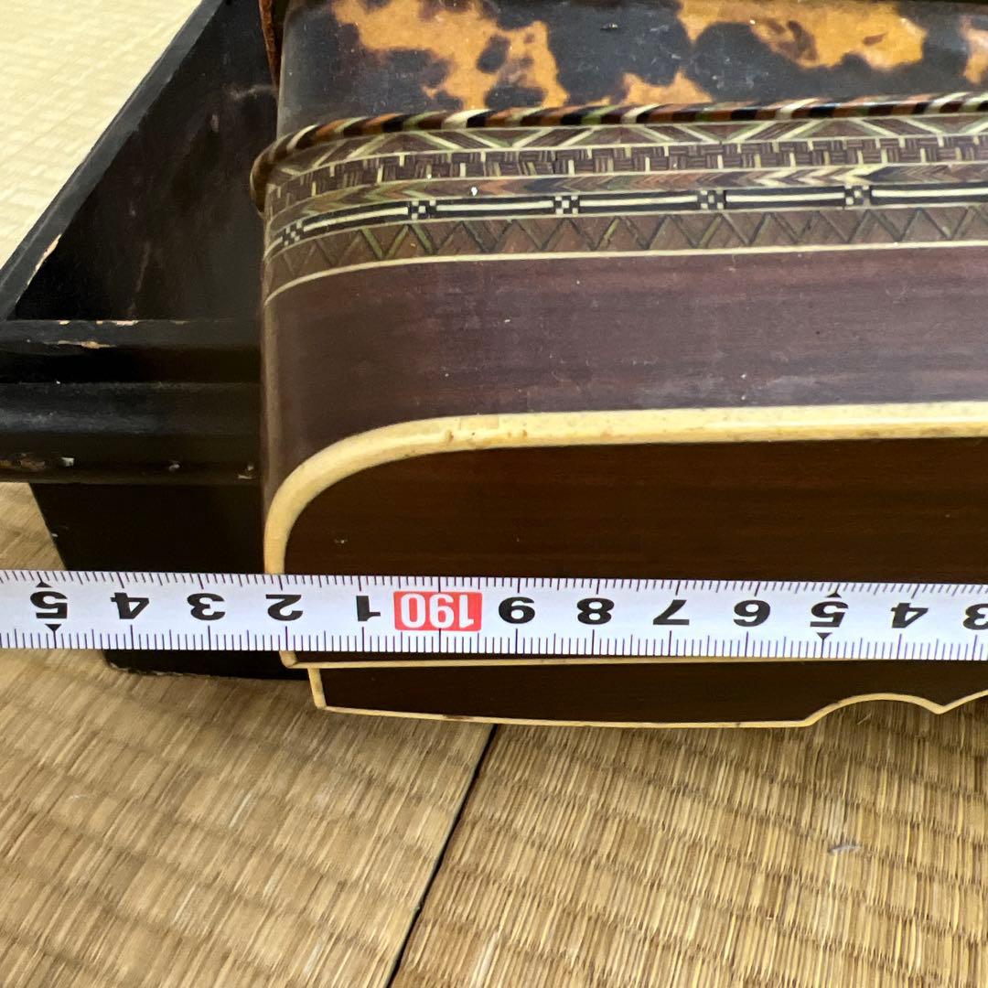 鼈甲入お琴　長さ約192㎝　箱付　東Y7-1219☆2F