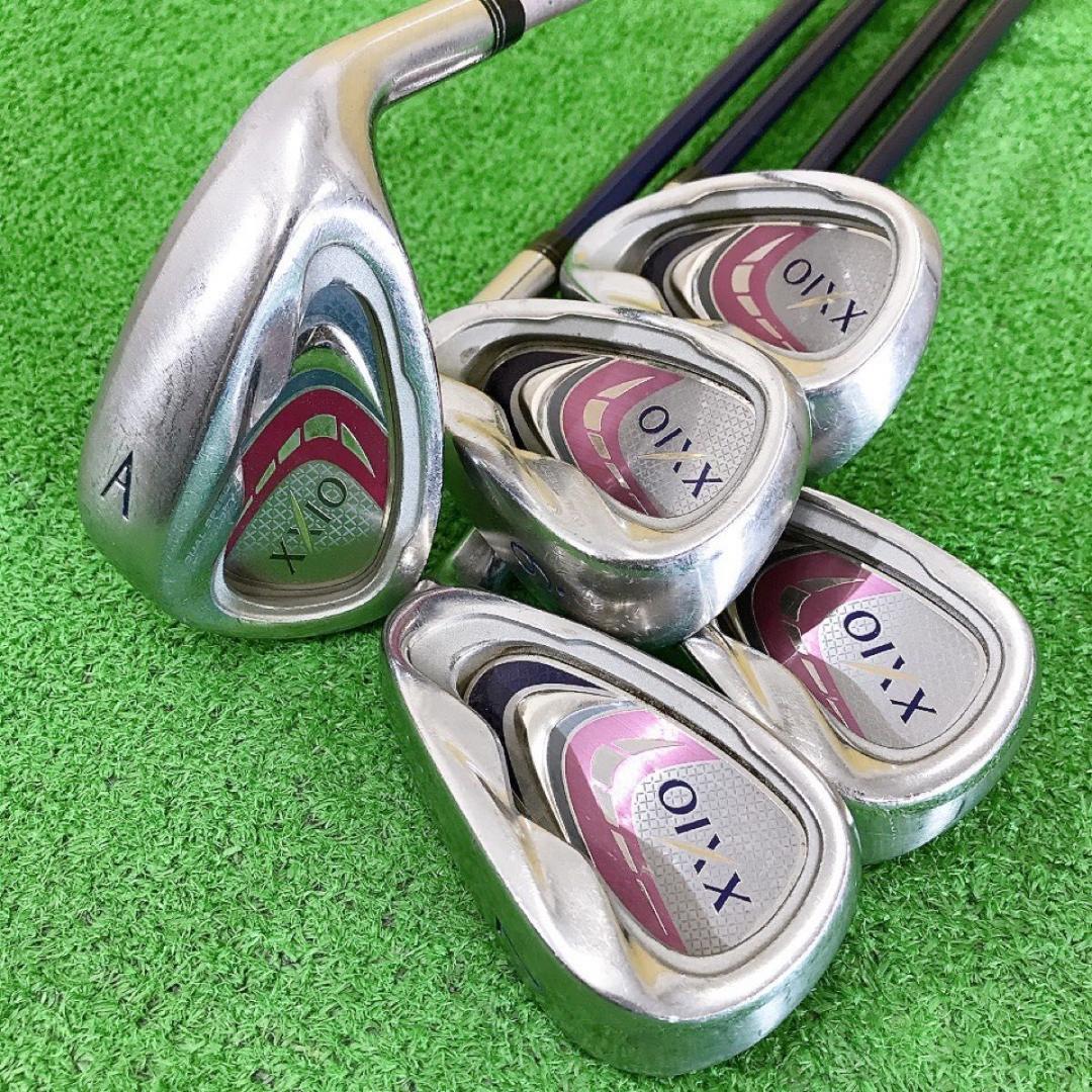 チ93★ゼクシオナイン XXIO9代目 5本レディースアイアンセットMP900L