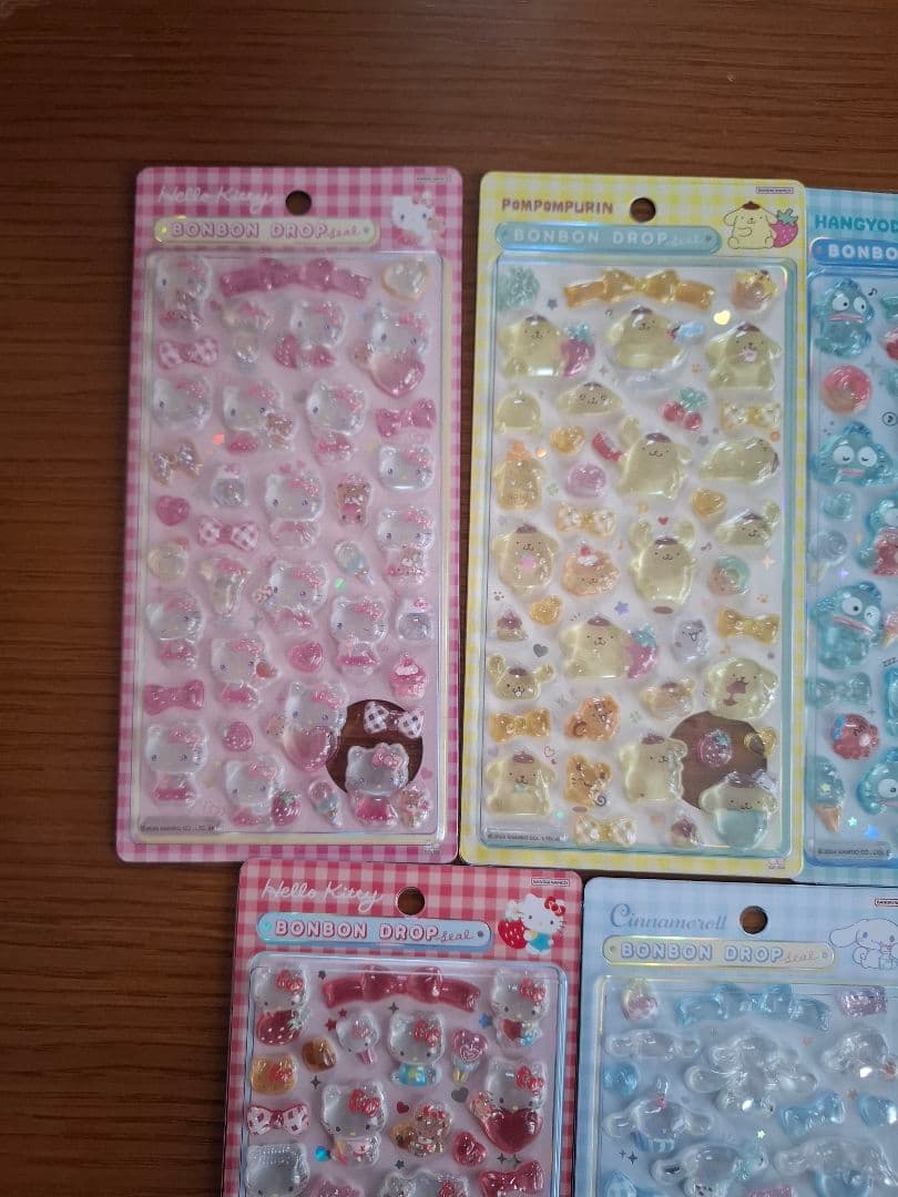 ボンボンドロップシール　サンリオ　7種