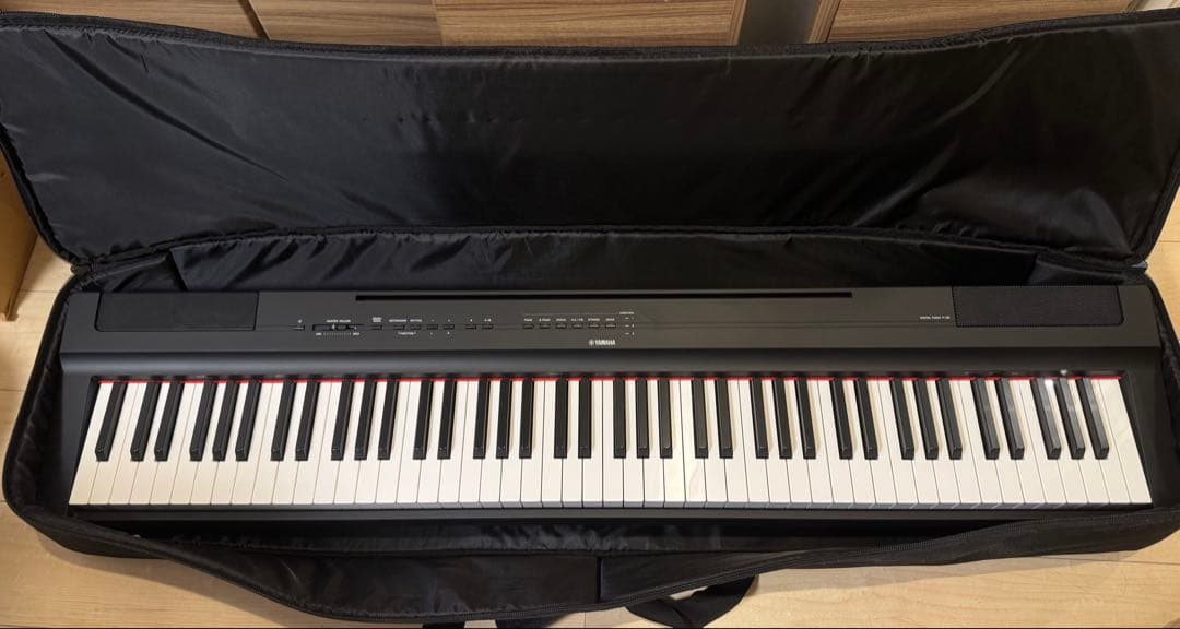 YAMAHA P125キーボード ケース付き