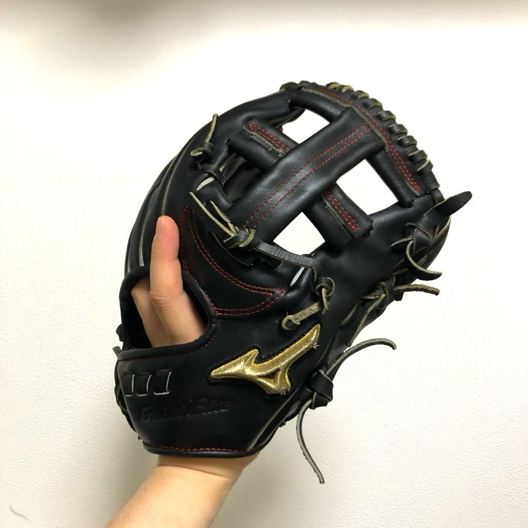 ミズノ グローバルエリート 5DNA 型抜群 即戦力 硬式 内野手用グローブ