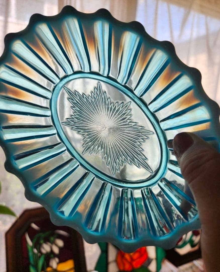 【★最終値下げ★】アンティークガラス　オパールセント　シリアルナンバーあり