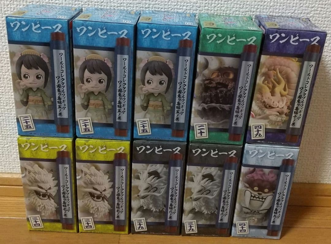 ワンピース フィギュア ワーコレ 鬼ヶ島 ワノ国 モモの助 ネコマムシ お玉