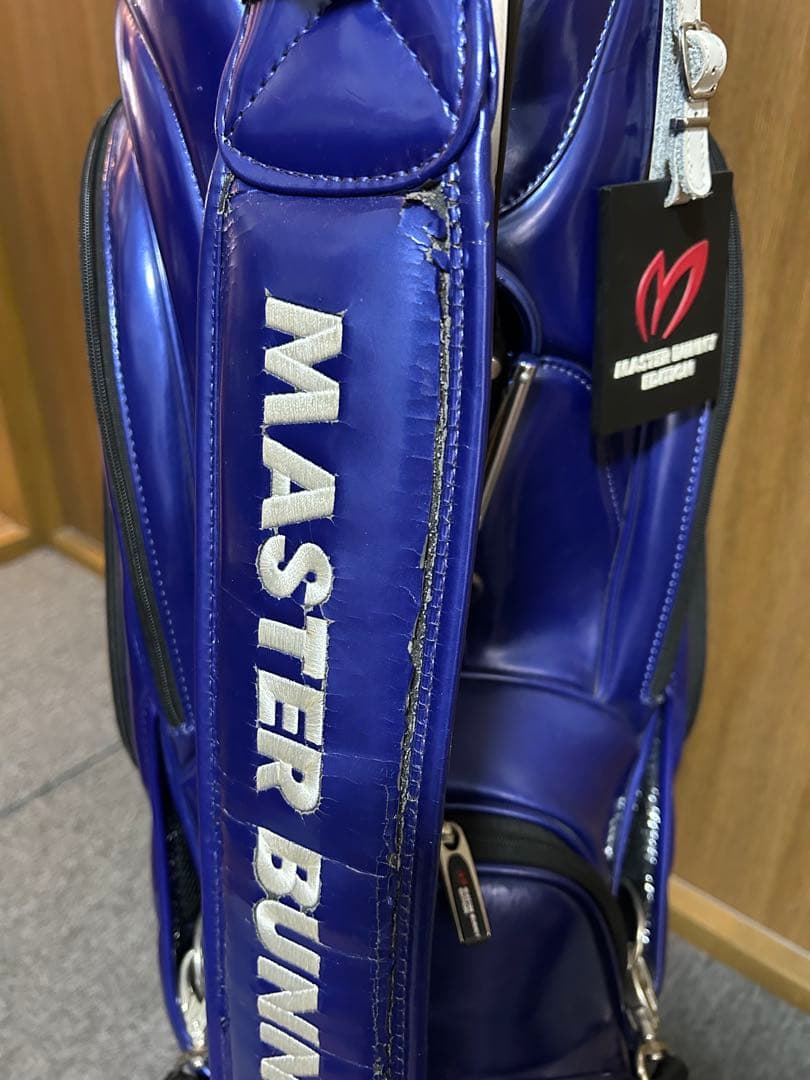 マスターバニーエディション ゴルフバッグ 青