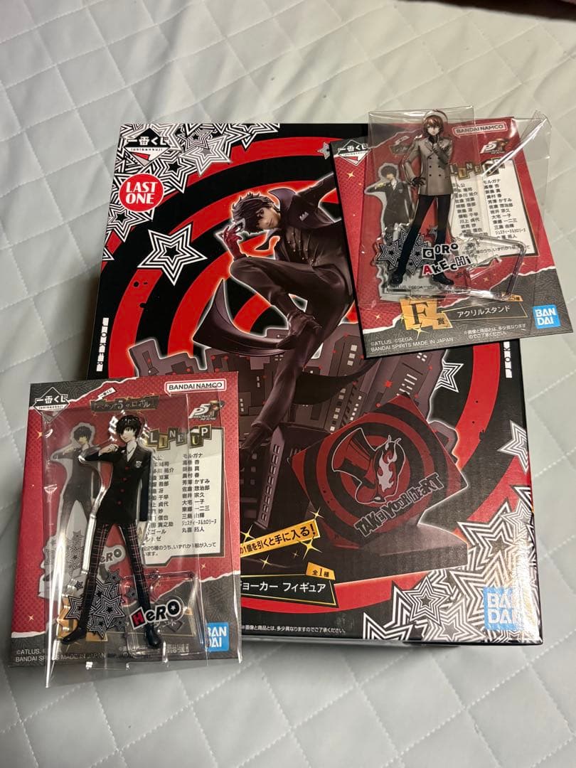 一番くじ　ペルソナ5 ラストワン賞　ジョーカーフィギュア　アクリルスタンド