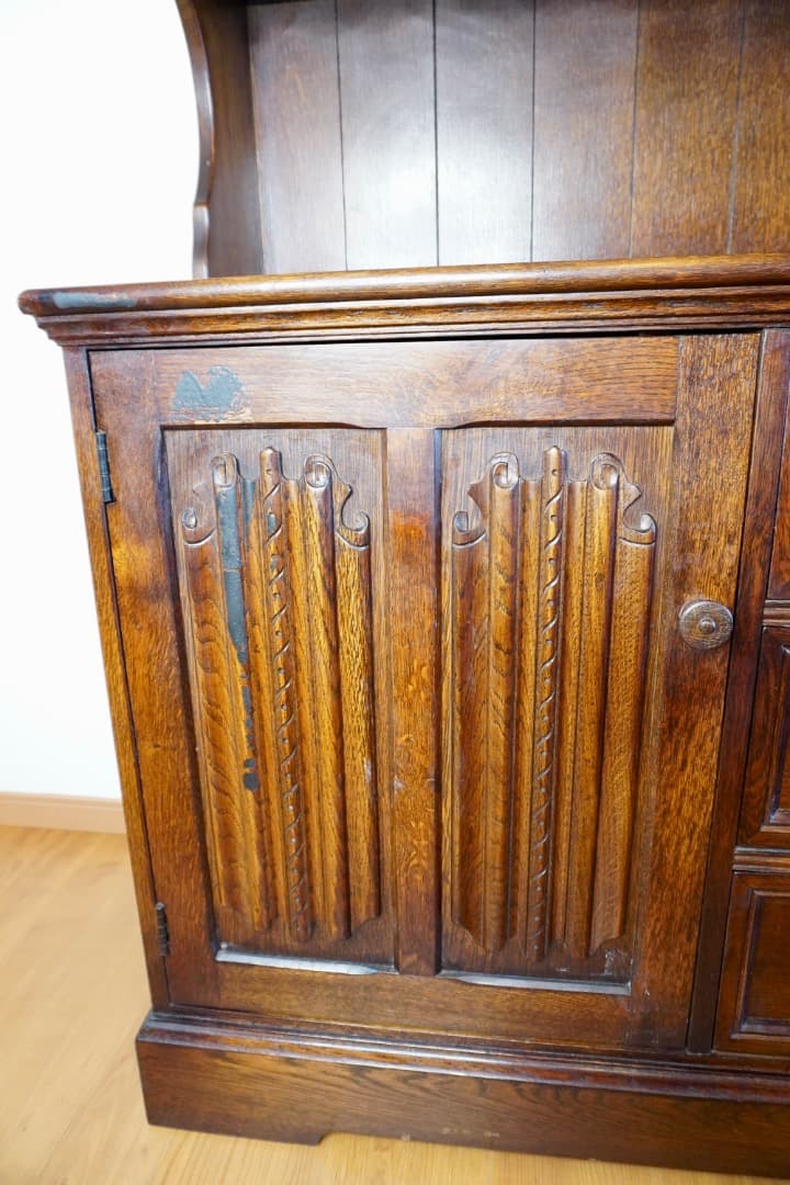 ド*ん様 イギリス アンティーク カップボード 1940年代