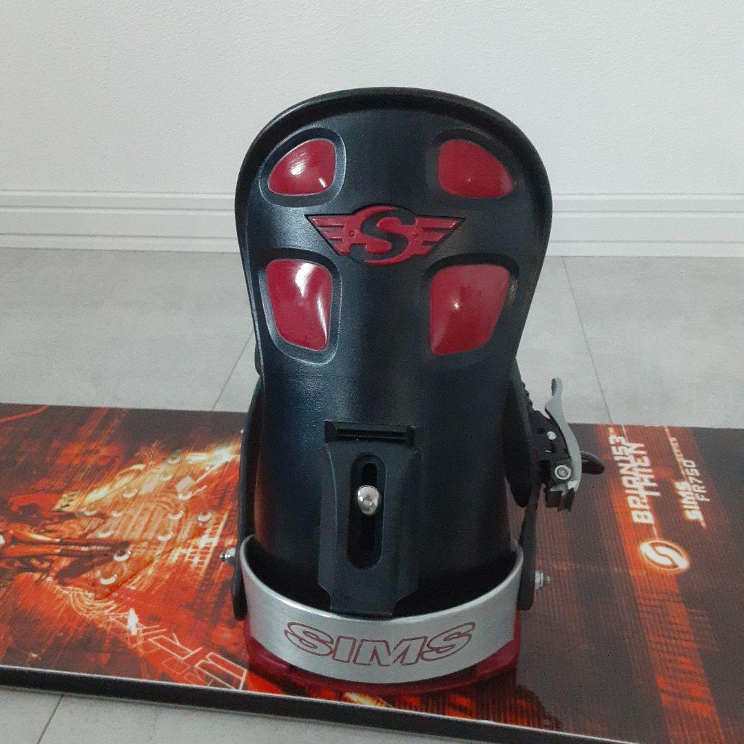 SIMS FR750 スノーボードセット 153cm LINK ビンディング付き