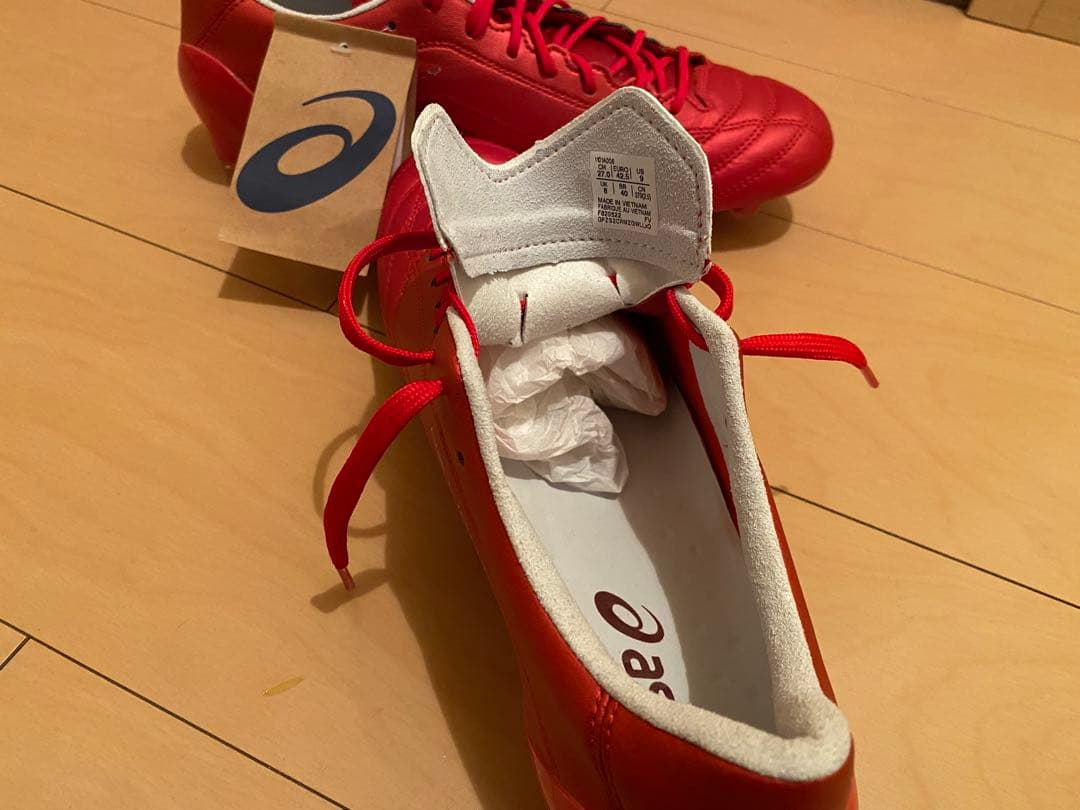 オ*ム様 ASICS DS LIGHT X-FLY 4 レッド サッカーシューズ