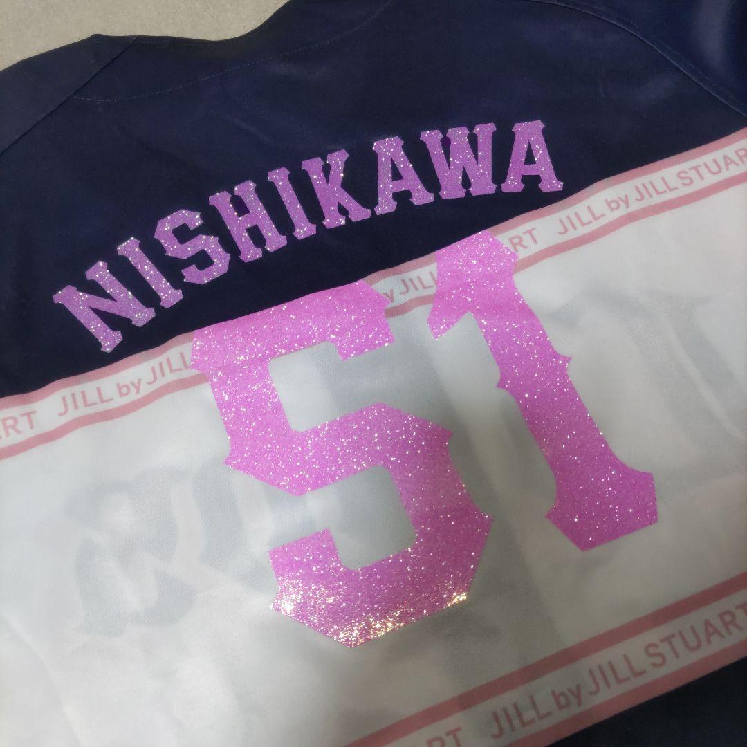 西武ライオンズ.西川愛也ユニフォームJILL byJILLSTUART.Lサイズ