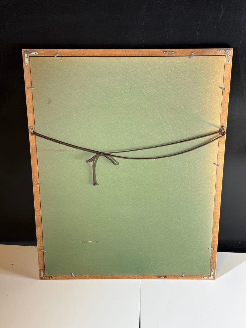 真作福本吉秀Evening シルクスクリーン版画46/100