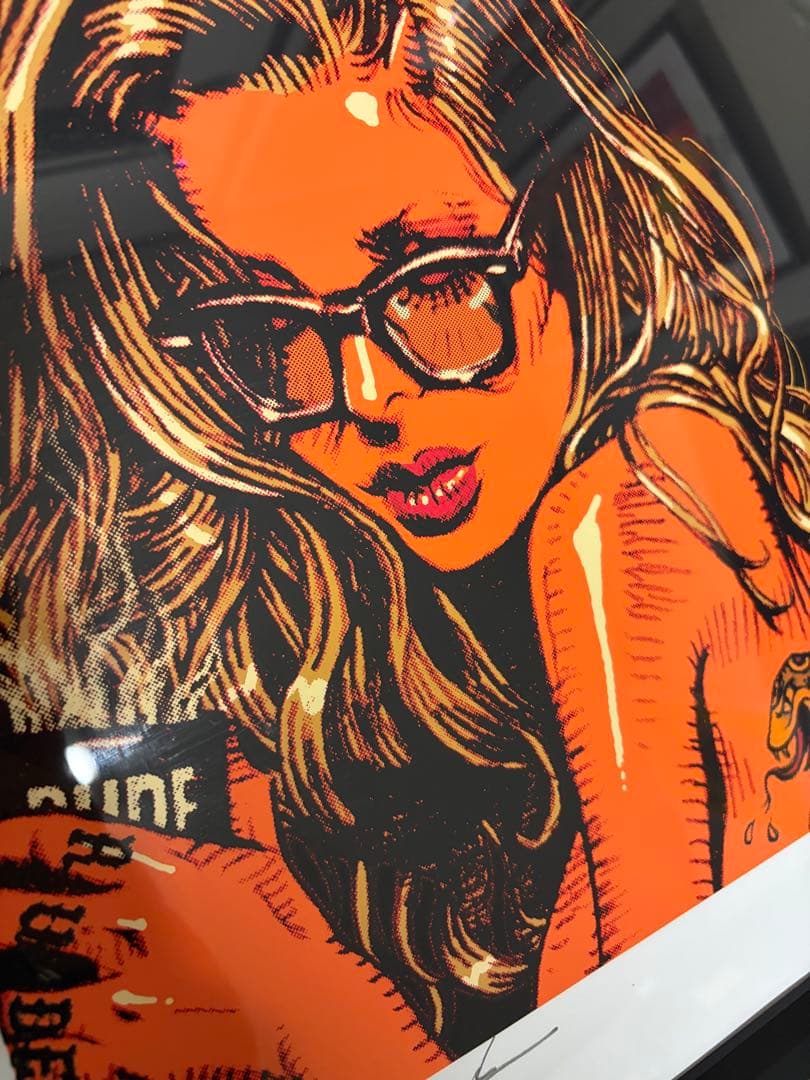 ロッキンジェリービーン RUDE GALLERY シルクスクリーンポスター