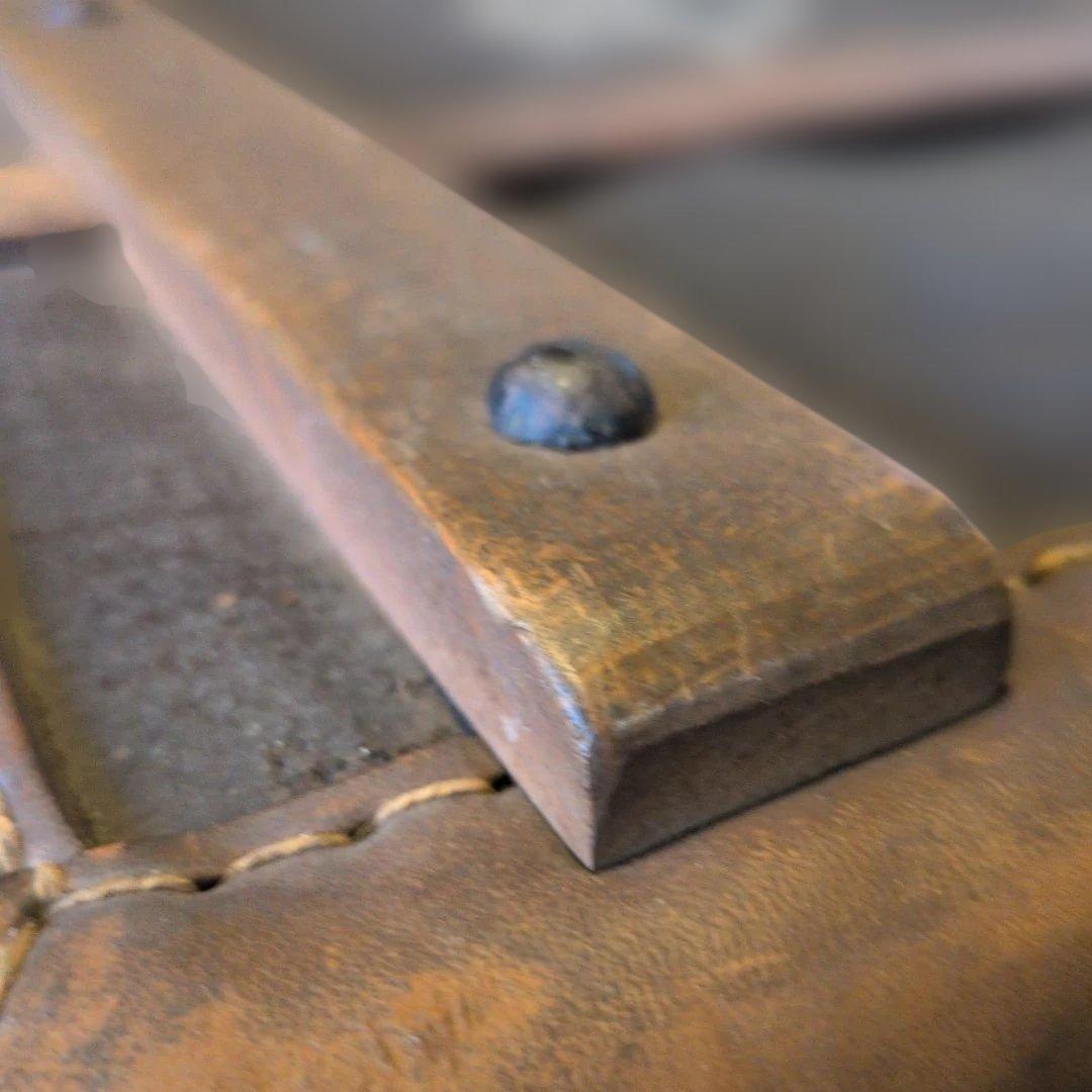 旧日本軍　ヴィンテージ レザー収納トランク