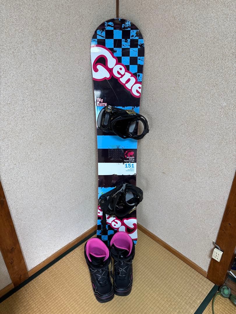 スノーボードバッグとウエアセット