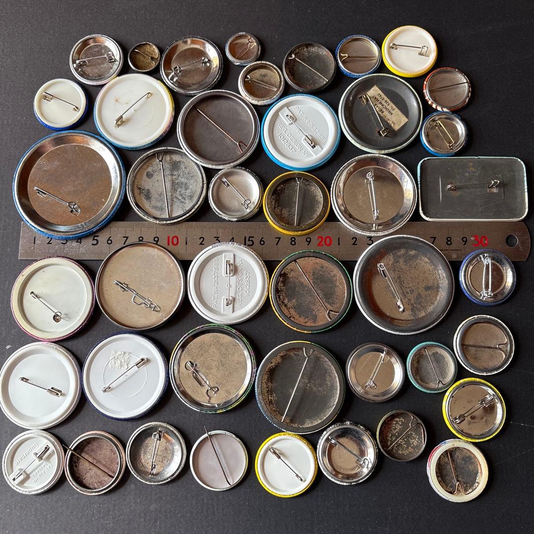 ヴィンテージ缶バッジ300個OVER ／US／UK VINTAGE