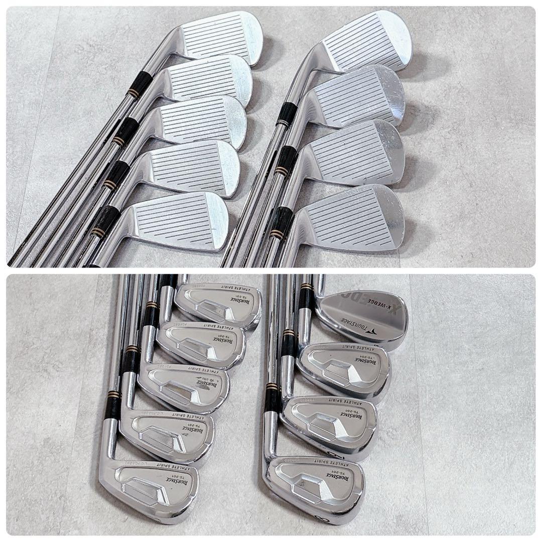 V905 ツアーステージ ゴルフクラブ メンズ フルセット ロゴ 白 カッコいい