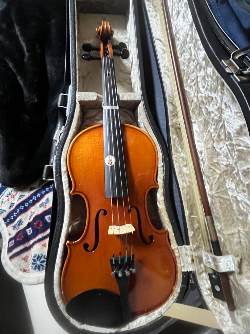 木製バイオリン 4弦 ケース付き