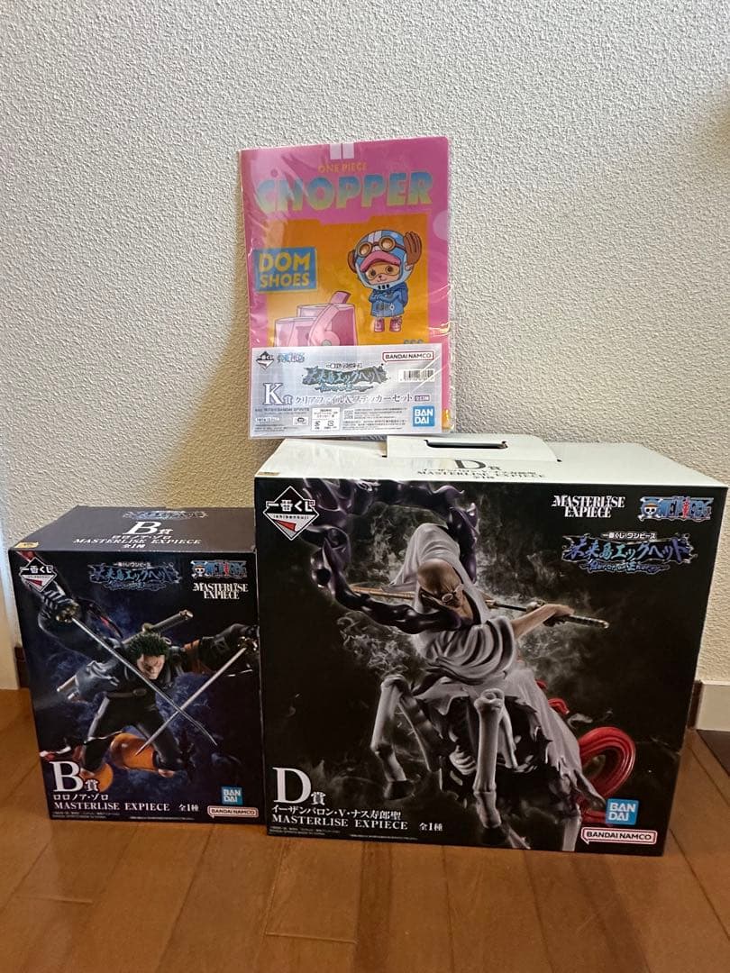 ONEPIECE一番くじ 未来島エッグヘッド ゾロ＆ナス寿郎聖 おまけ付き