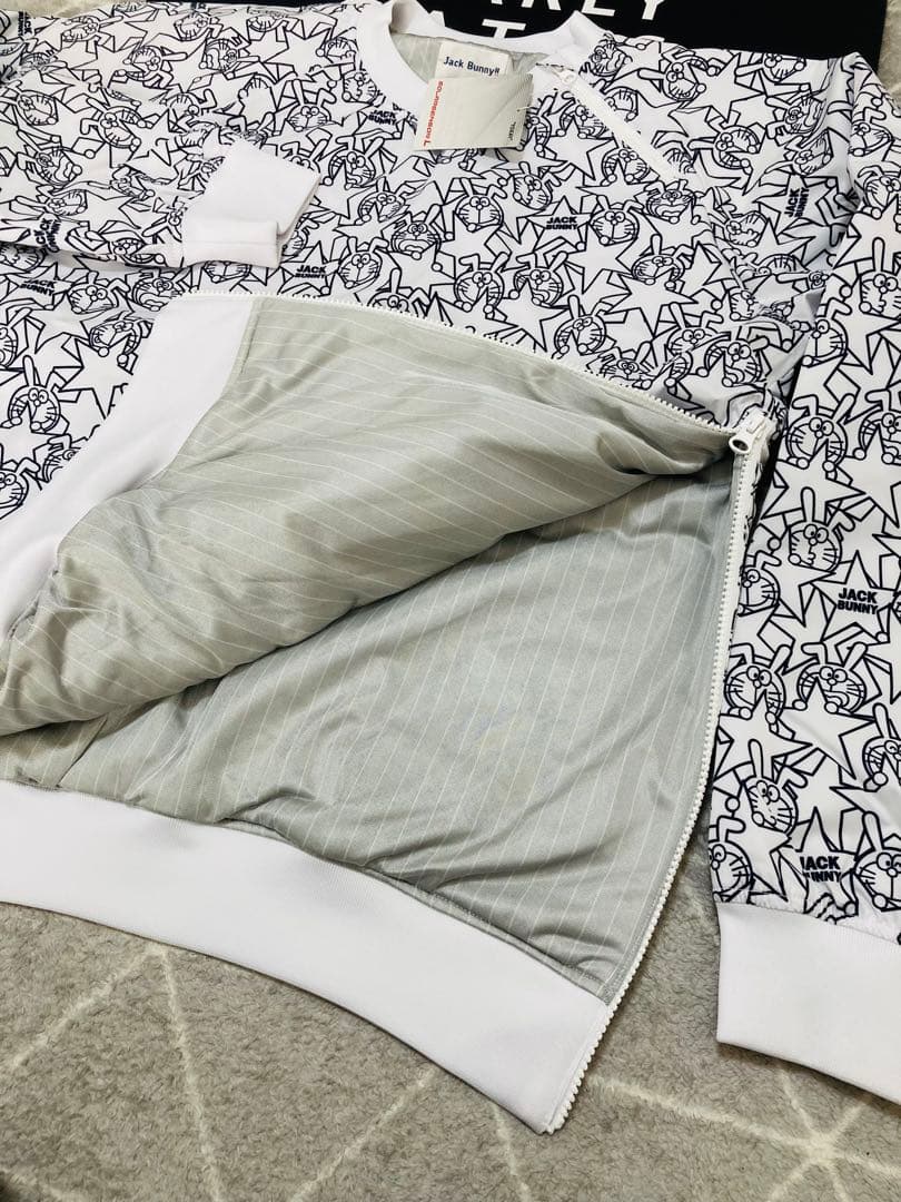 新品 ジャックバニー ドラえもん ラミネートタフタ中綿スニードジャック6 LL白
