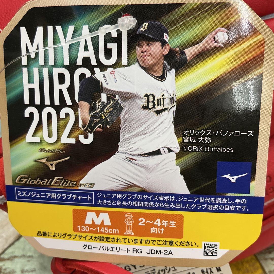 ミズノ少年軟式野球グローブ　宮城モデル　型付けサービス