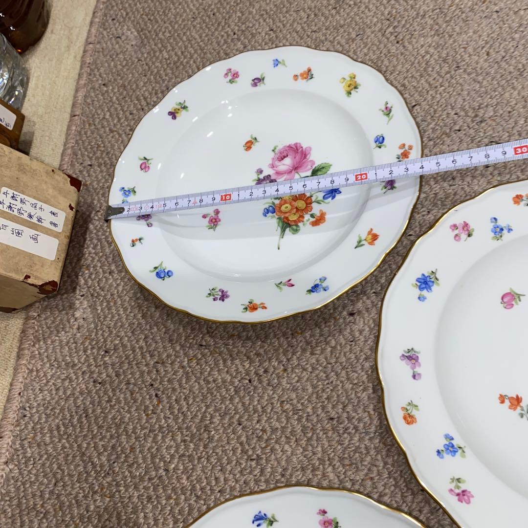 マイセン 大皿　24cm 5枚セット　スクラッチ無し