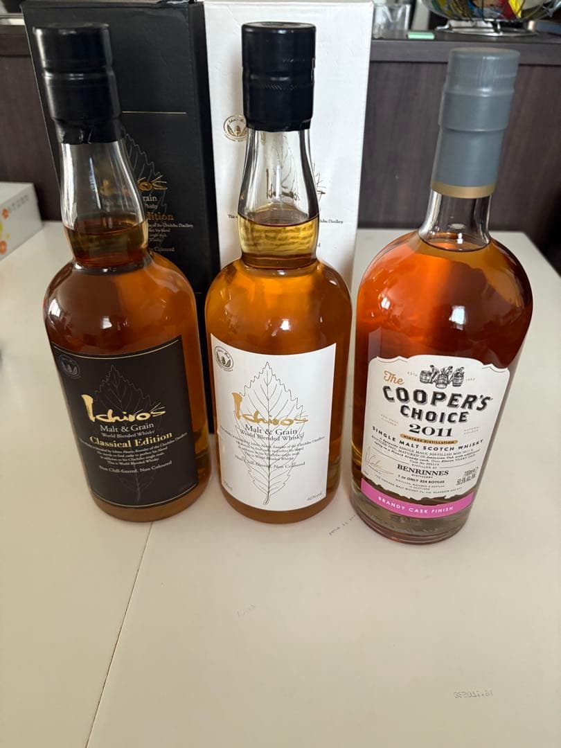 最終値下げ‼️イチローズモルト　白　黒　クーパーズチョイス　ウイスキー　未開封