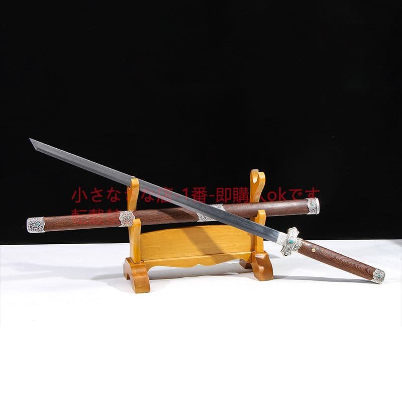 盛世唐横刀花梨木百錬模様鋼  古兵器 武具 刀装具 日本刀 模造刀 居合刀