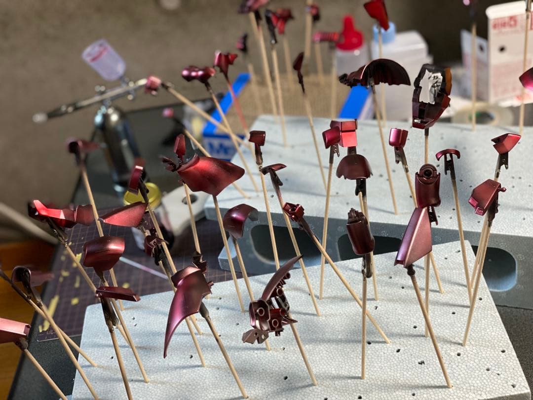 HG MSN-04 サザビー 1/144 キャンディ塗装