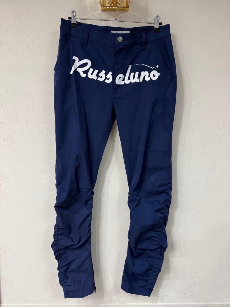 Russeluno ネイビー スリムフィットパンツ サイズ5