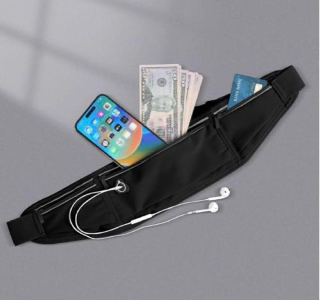 ランニングポーチ　ウエストポーチ　多機能　スマホ対応　軽量