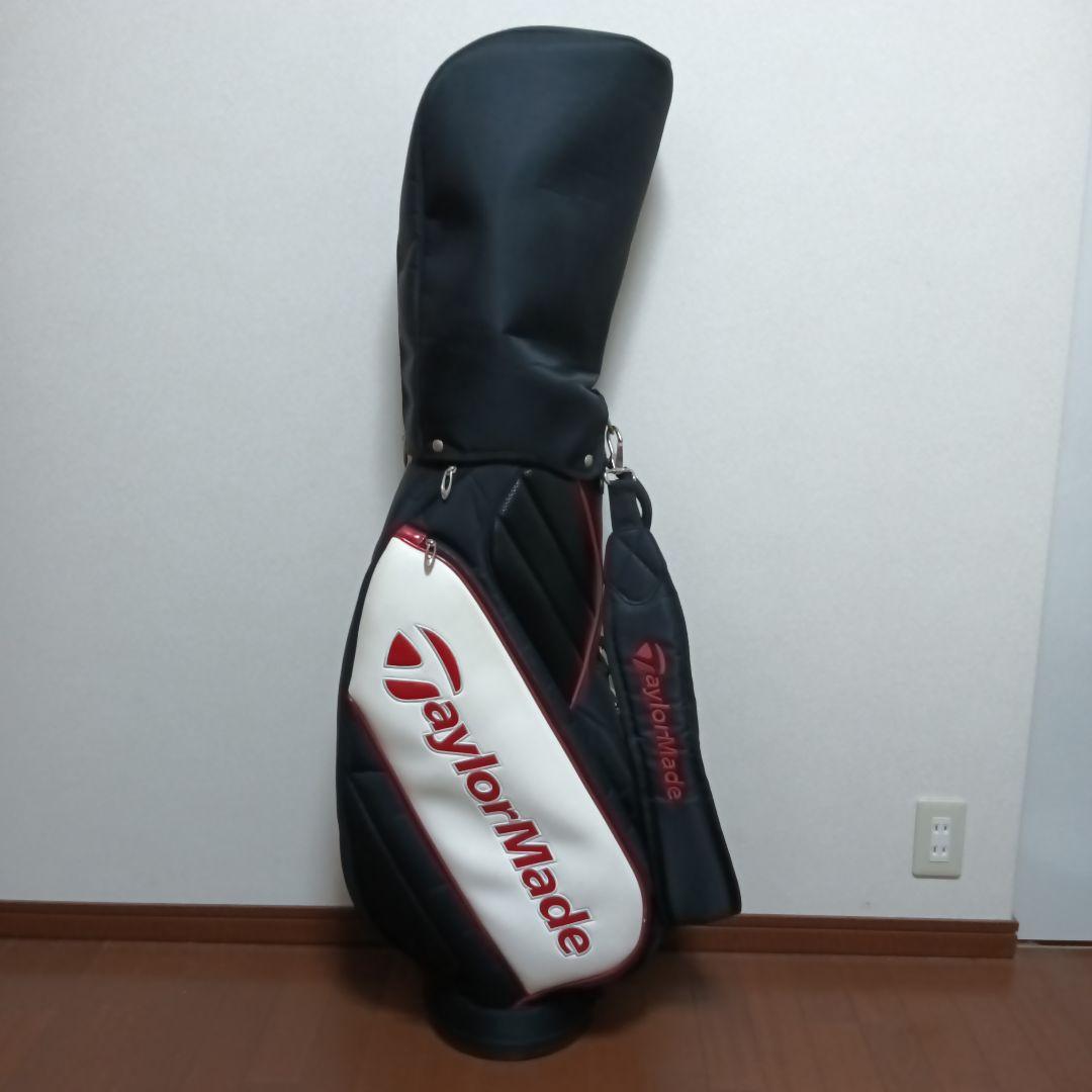 TaylorMade キャディバッグ 黒/白/赤