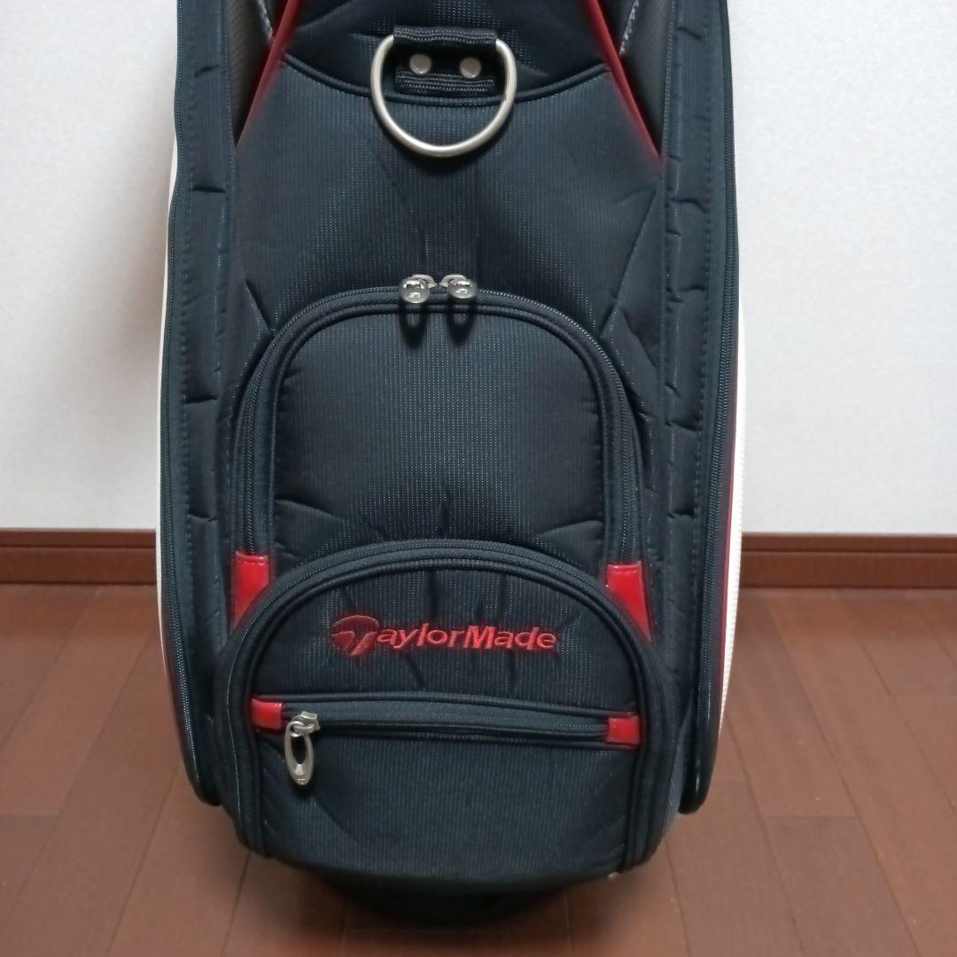 TaylorMade キャディバッグ 黒/白/赤