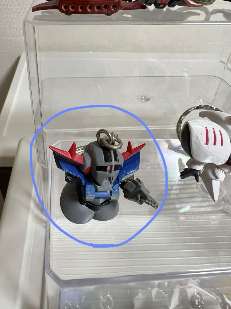 ガンダムのキーホルダーのセット