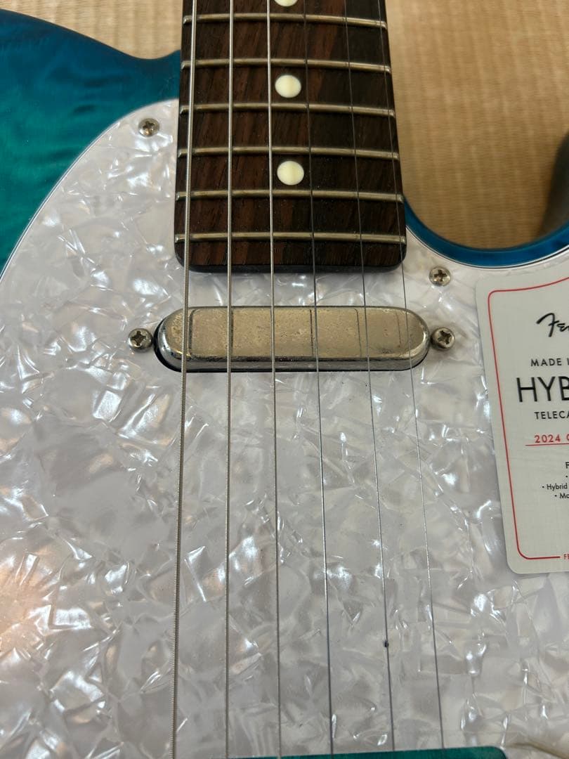 2024年限定！Fender Hybrid 2 tele aquamarine