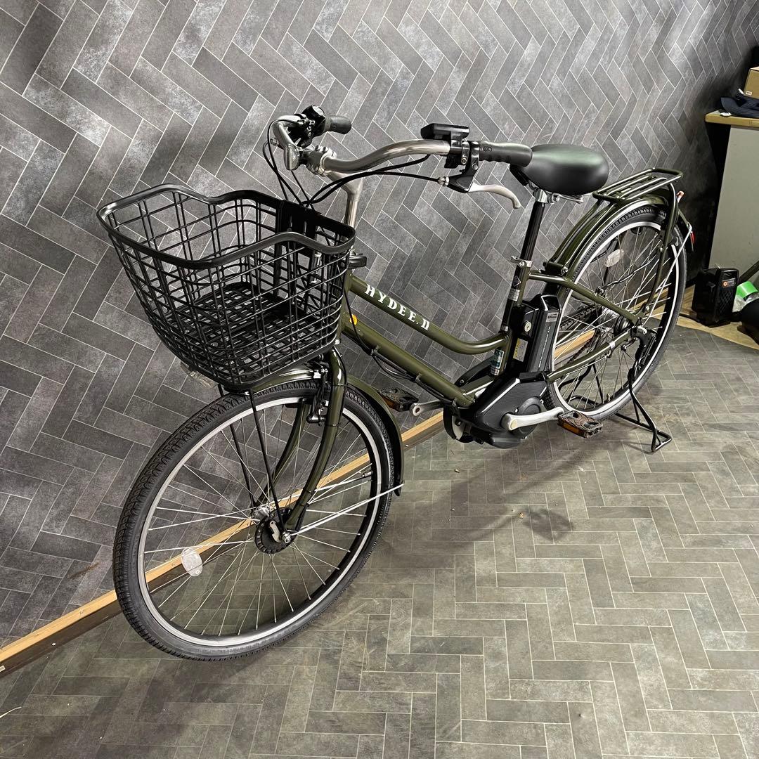 送料無料条件付電動アシスト自転車 26インチHYDEE.II バッテリー12.3