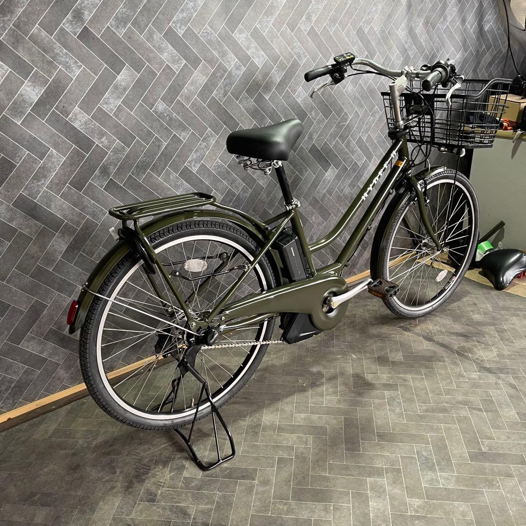 送料無料条件付電動アシスト自転車 26インチHYDEE.II バッテリー12.3