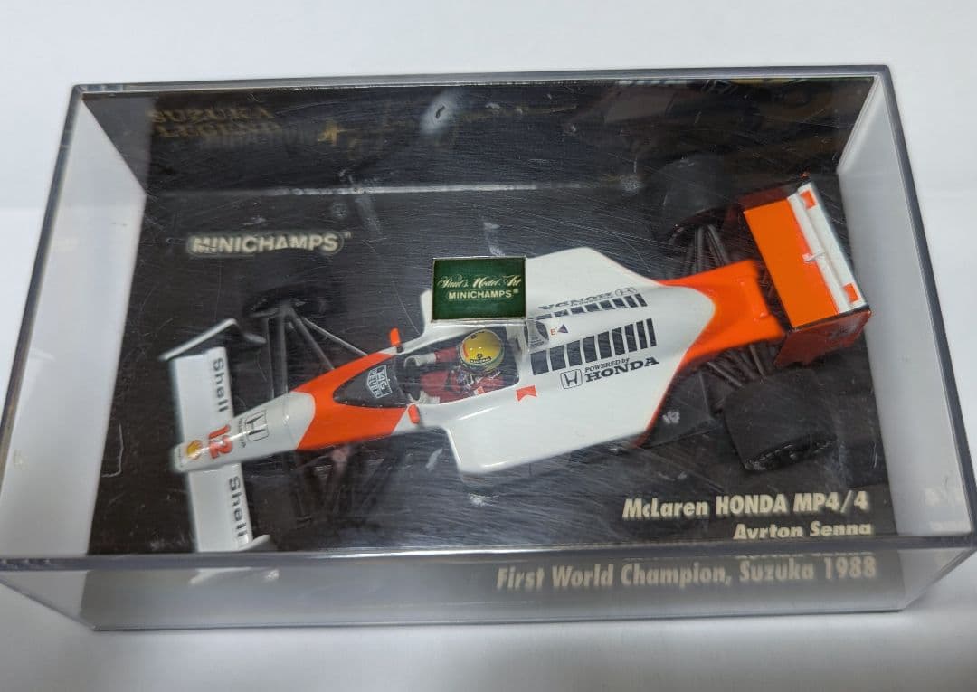 ミニチャンプス　1/43 マクラーレン　ホンダ　MP4/4 アイルトン・セナ