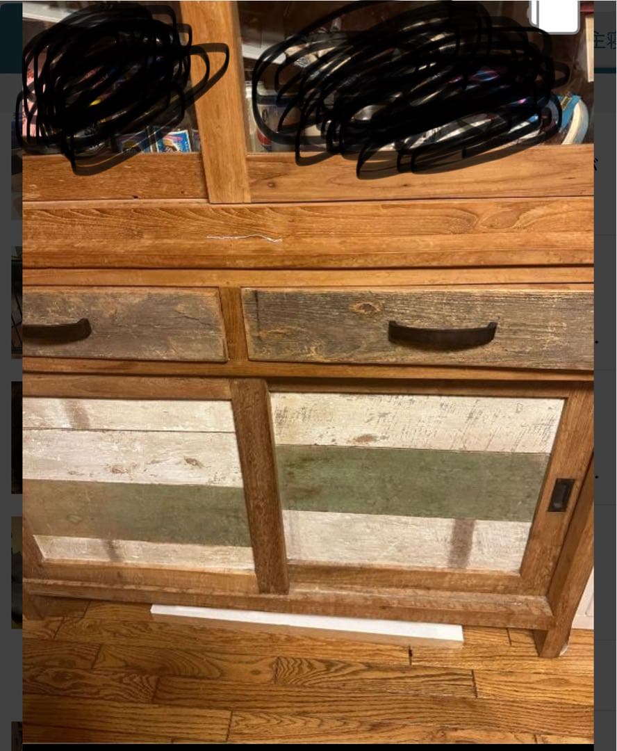 ビンテージ★木製タンス 120cm