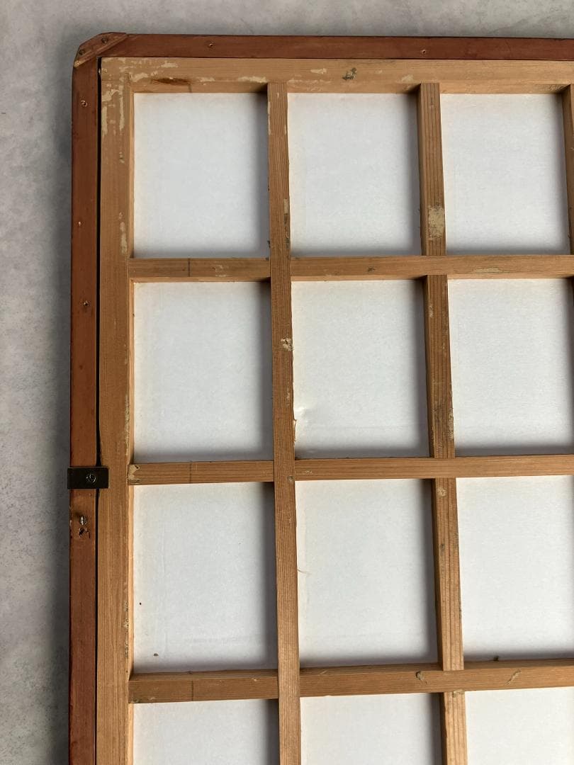 ろうけつ染め観音菩薩×昭和レトロ大判額縁　ヴィンテージ　骨董品　フレーム　布絵