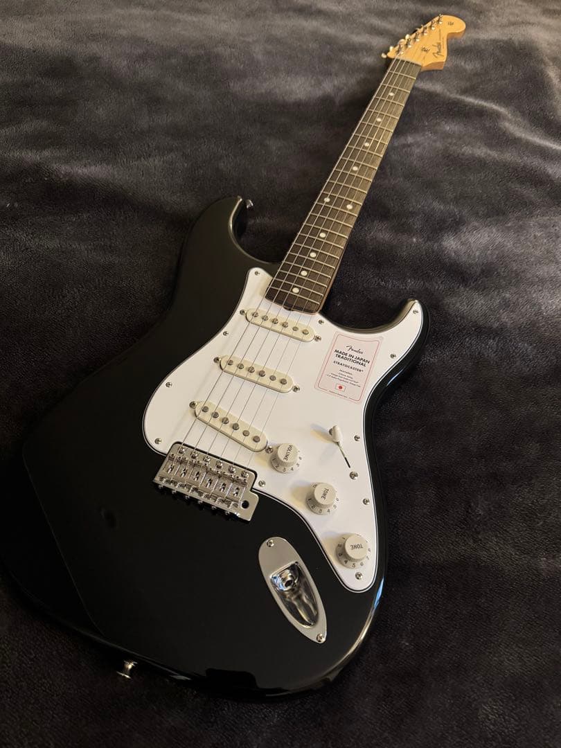 未使用　光栄堂　fender MIJ traditional ⅱ ストラト　黒