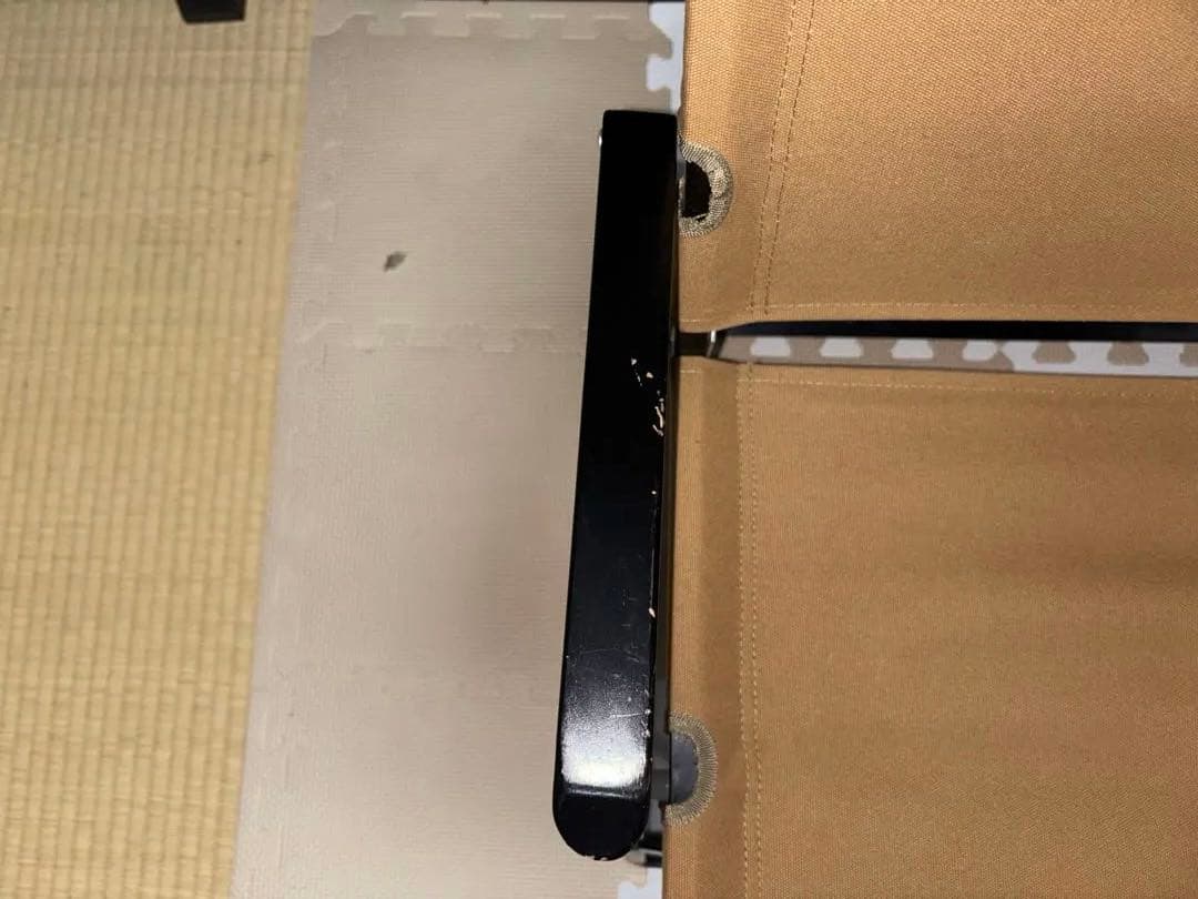 コンパクトフォールディングチェア (コットンキャンバス)2脚セット