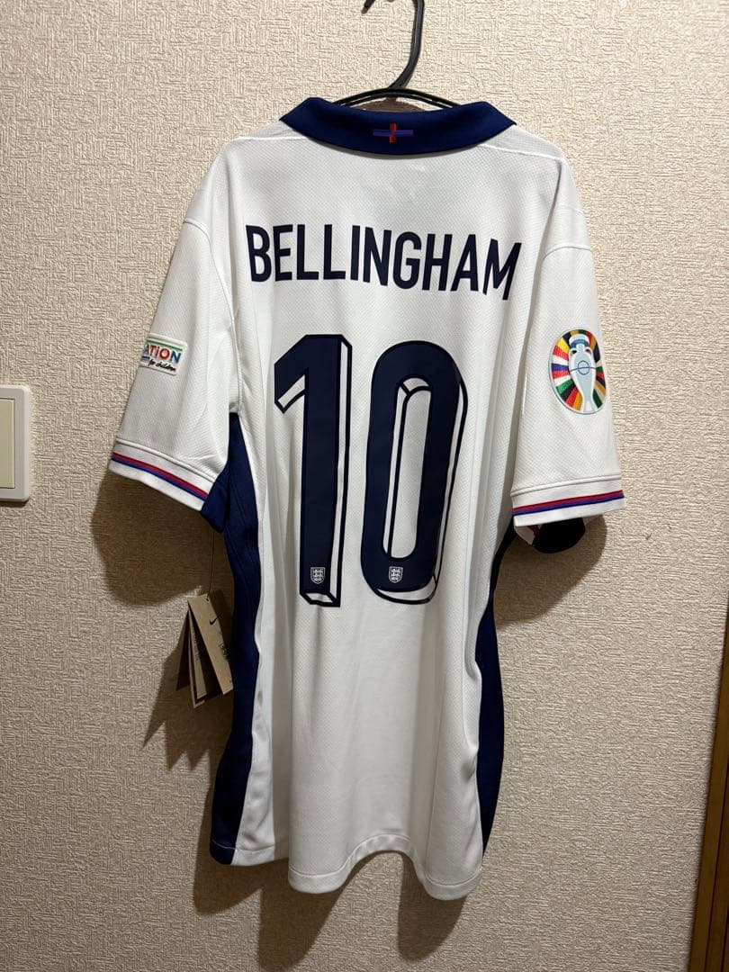 タグ付き 正規品 イングランド代表 ベリンガム ユニフォーム EURO
