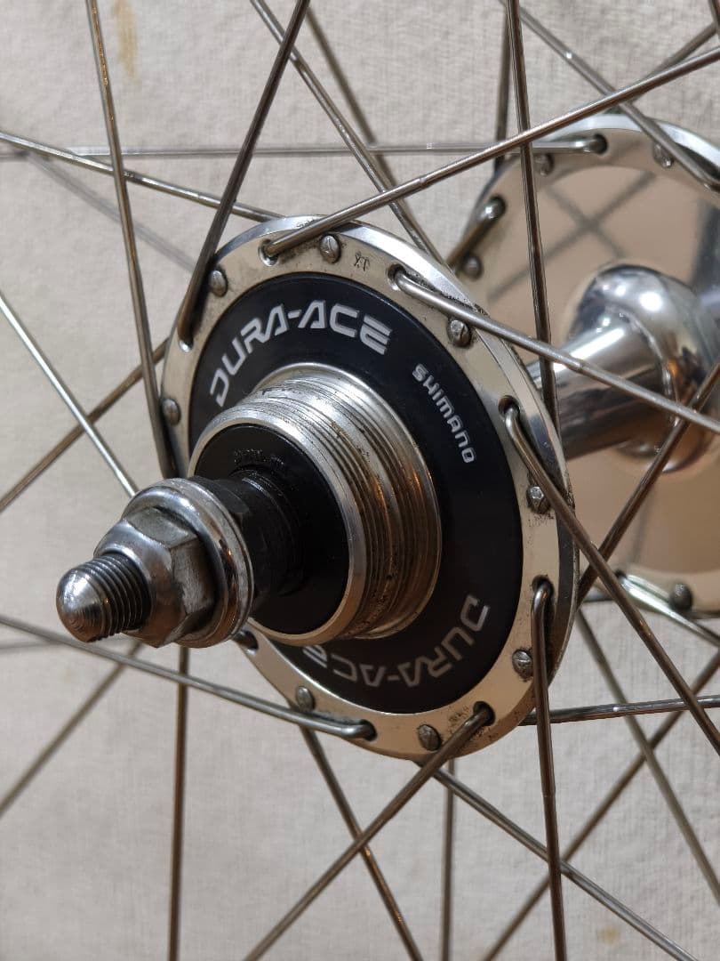 競輪 DURA-ACE HB-7600 完組ホイール 2本セット