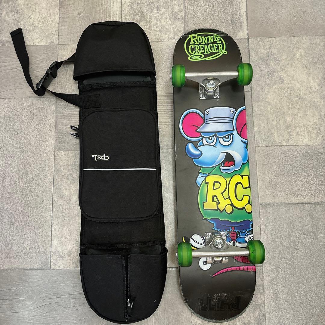 スケートボード　スケボー　ケース付き　レアブラインドスケートボード