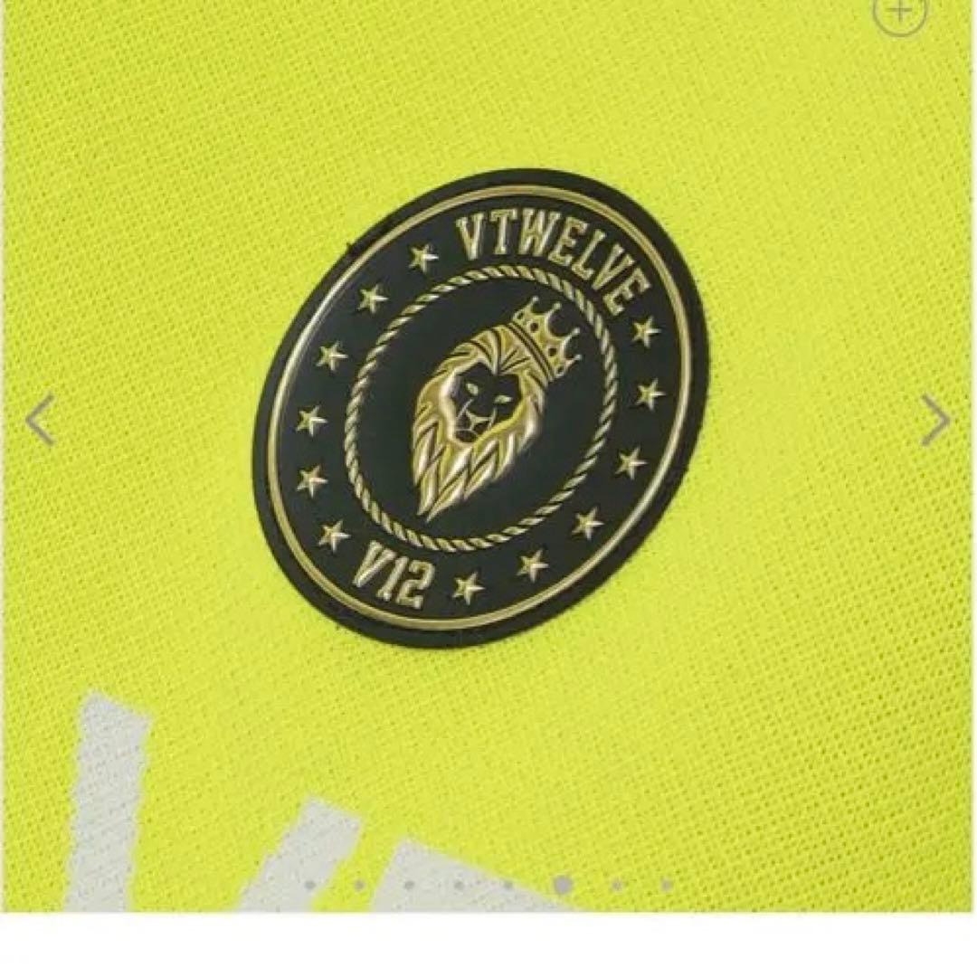 VTWELVE 蛍光イエロー スウェット防寒シャツサイズXXL