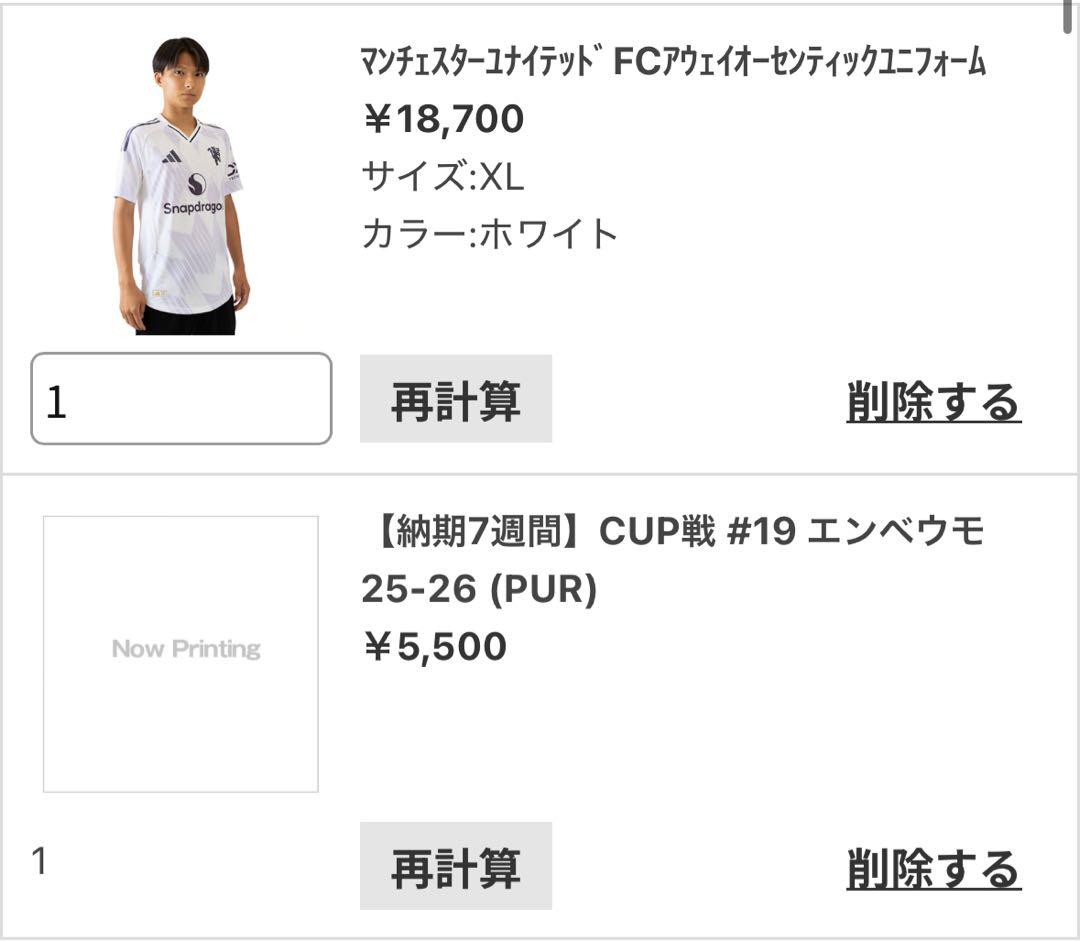 マンチェスター・ユナイテッド25/26アウェイオーセンティックMBEUMO#19