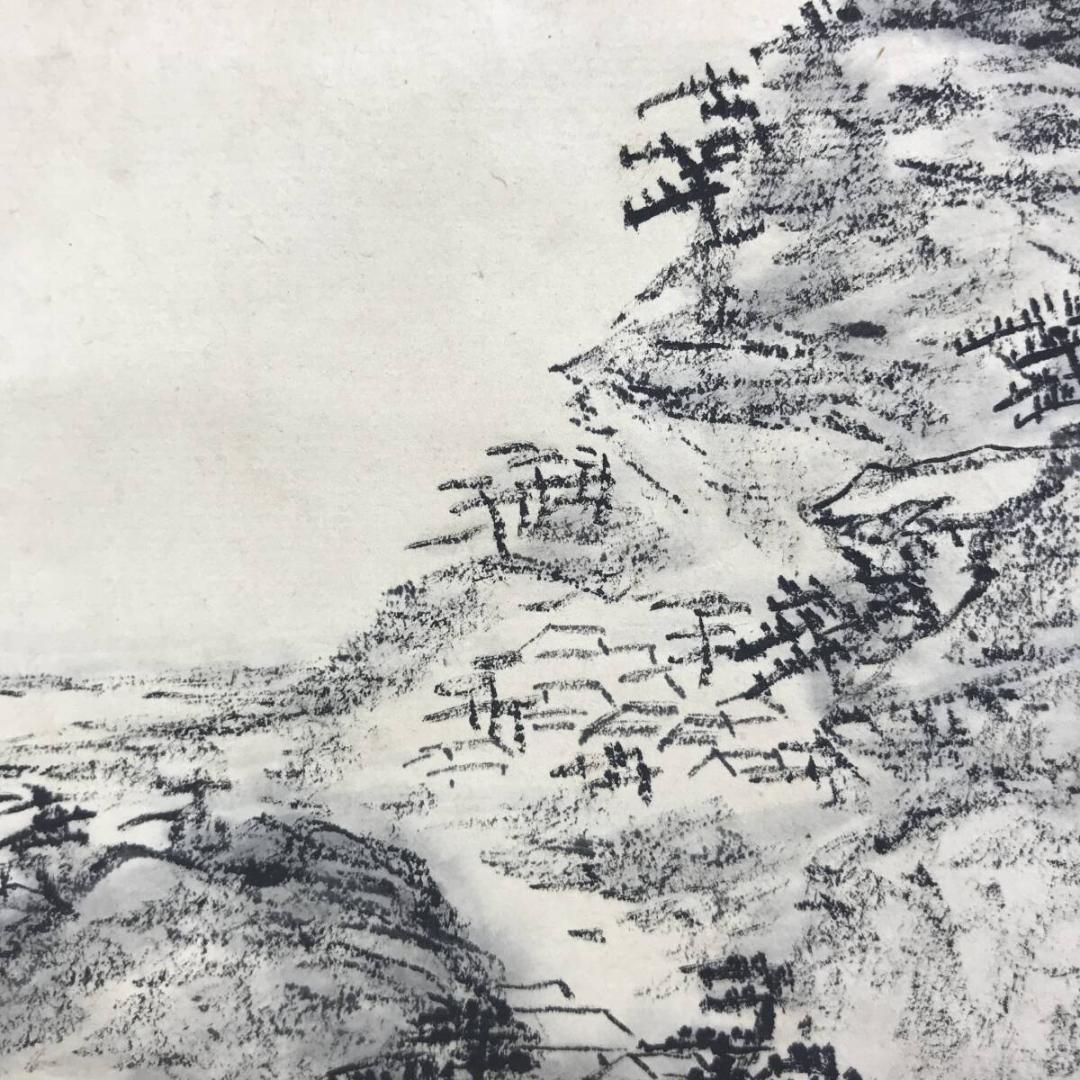 真作/浦上玉堂/山水図/小品/掛軸☆宝船☆AH-616