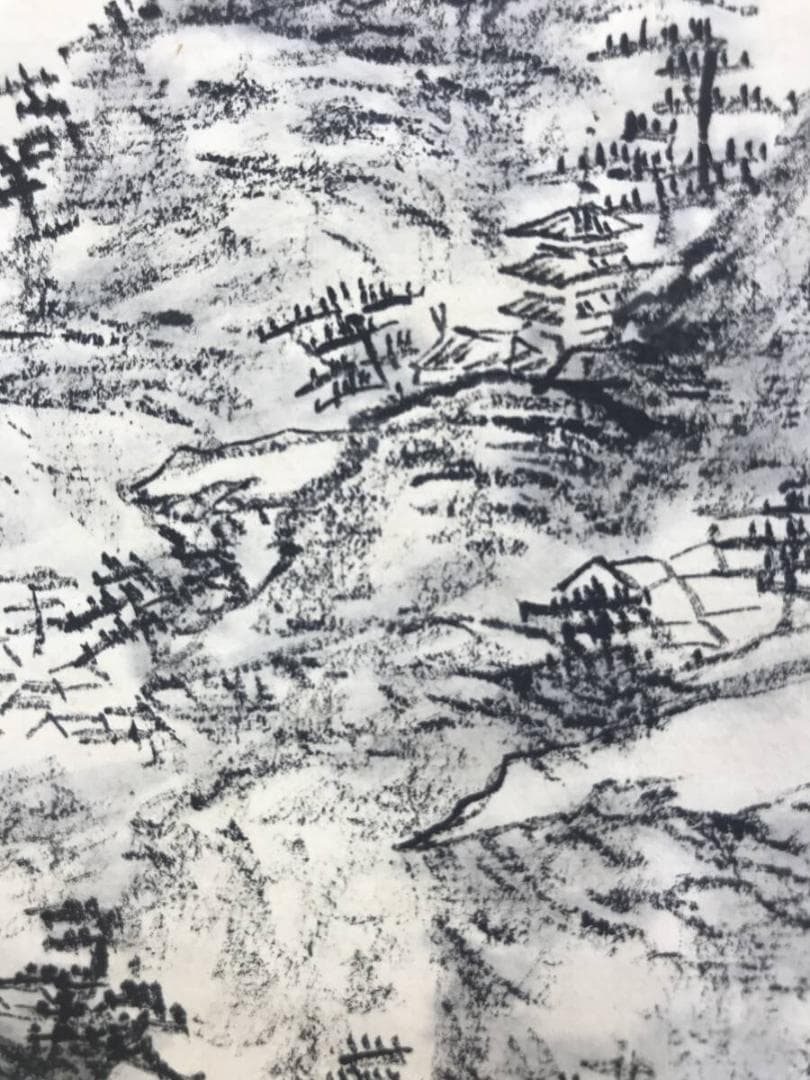 真作/浦上玉堂/山水図/小品/掛軸☆宝船☆AH-616