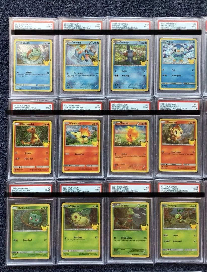 PSA9 マクドナルド 25th プロモ 英語版 海外　コンプ　ホロ