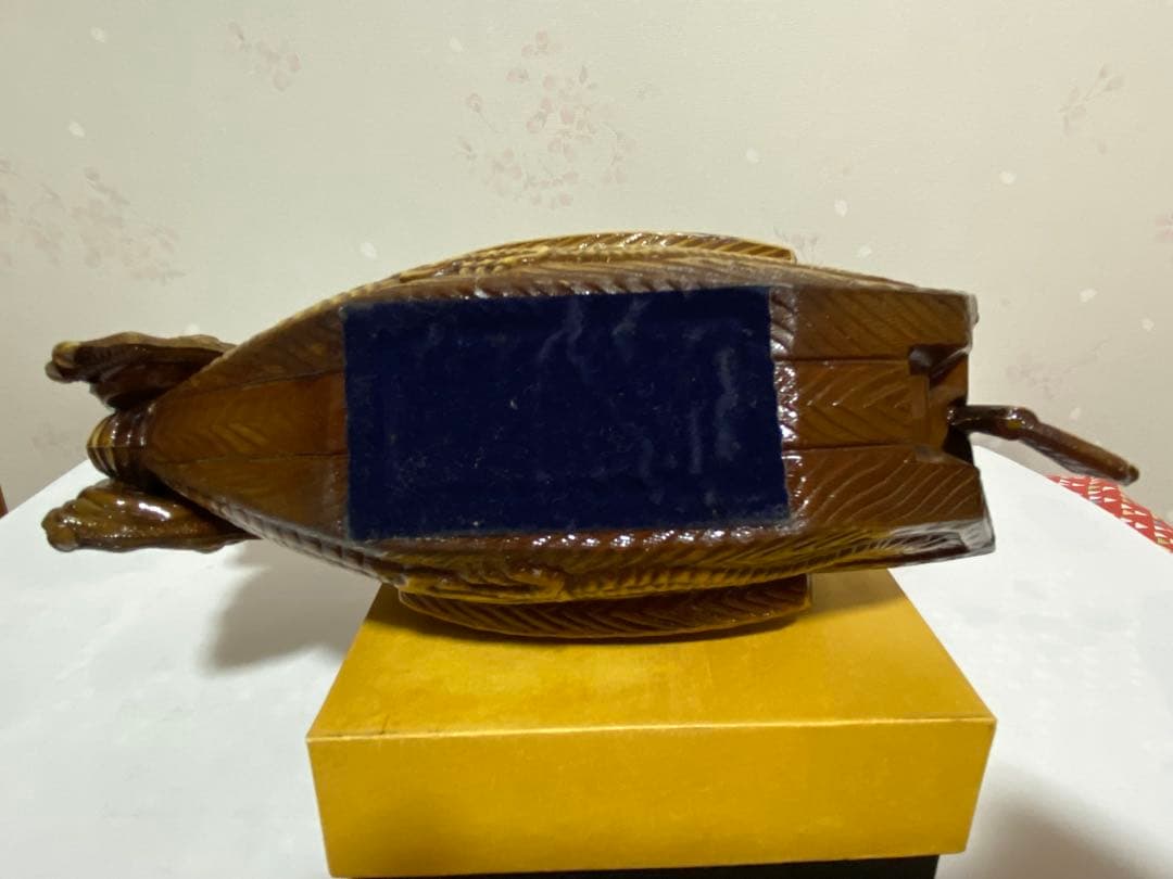 ♦セルロイド製 細密 龍に七福神宝船縁起物 置物飾り 富士山 鶴に亀 骨董品