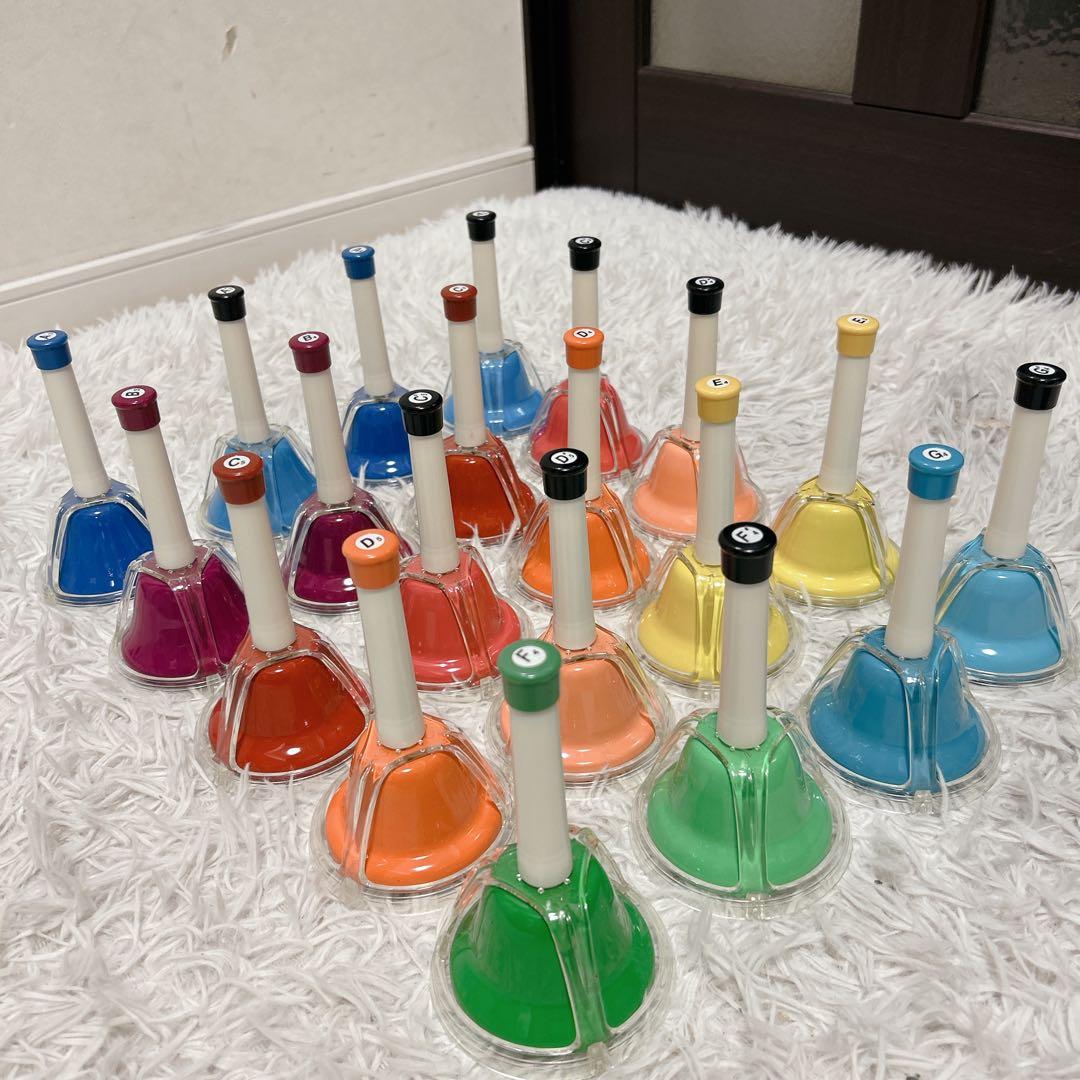 プリマ楽器 20音 ハンドベル BE-20 収納ケース付き 保育園 幼稚園